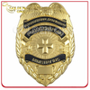 Custom 3D Engraved Gold Plated Police Chaplain Pin Badge
