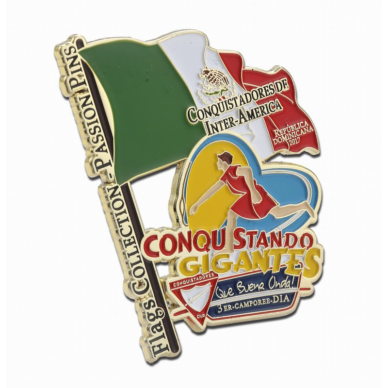 Individuelle Anzugspins.