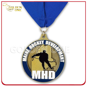 Custom Hockey Tournament Winning Award Souvenir Medal