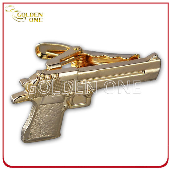 Novel Design Custom Gold Plated Metal Tie Clip