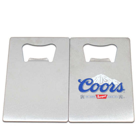 Pocker Card Personalized Engraved Metal Beer Bottle Opener