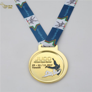 Souvenir Gift Custom Gold Metal Judo Award Medal