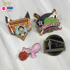 Factory Price Custom Shiny Gold 3D Durable Metal Zinc Alloy Hard Enamel Logo Pin Badge Lapel Pins 