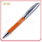 Promotion Gift Click Design Metal Ball Pen with PU Leather