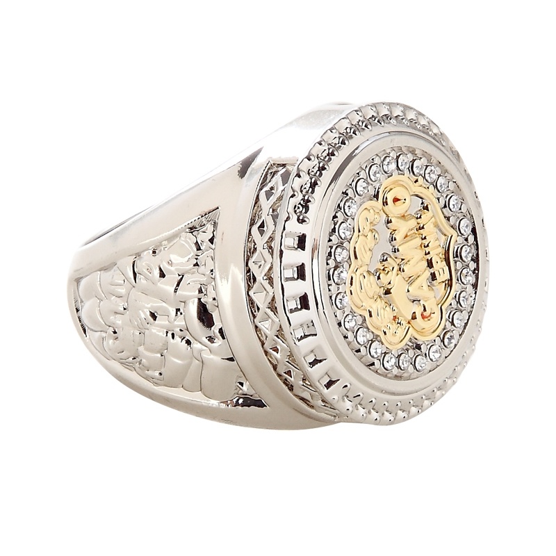 F&ouml;rderung Geschenk Kundenspezifische Kreative Schmuck Super Bowl Sport Team Jubelnde Freundschaft Meisterschaft Metall Champion Ring