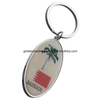 New Design Coconut Palm Shaped Metal Key Tag