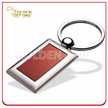 Factory Supply Superior Square Shape Wooden Keychain