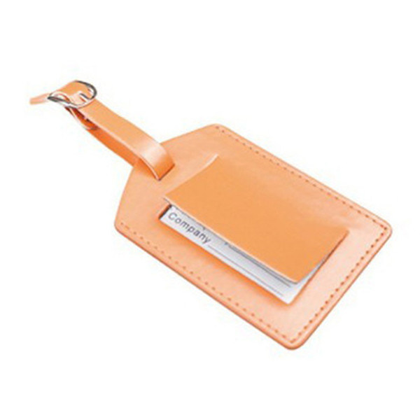 Kreatives benutzerdefiniertes Design Gold Silber Stempel PU-Leder-Gep&auml;ck-Tag