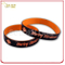 Fashion Style Embossed Printed Convex Design Silicone Bracelet