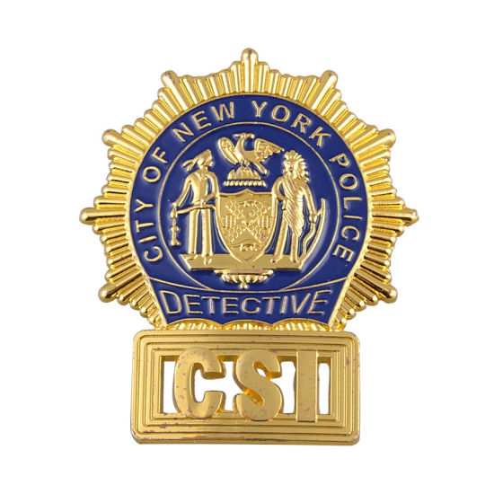 Custom Two Tone Finish Military U. S Government Metal Badge