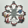 Hot Sale Product Gal Soft Enamel Medal Devils Carnival Metal Zinc Alloy Medallions With Webbing