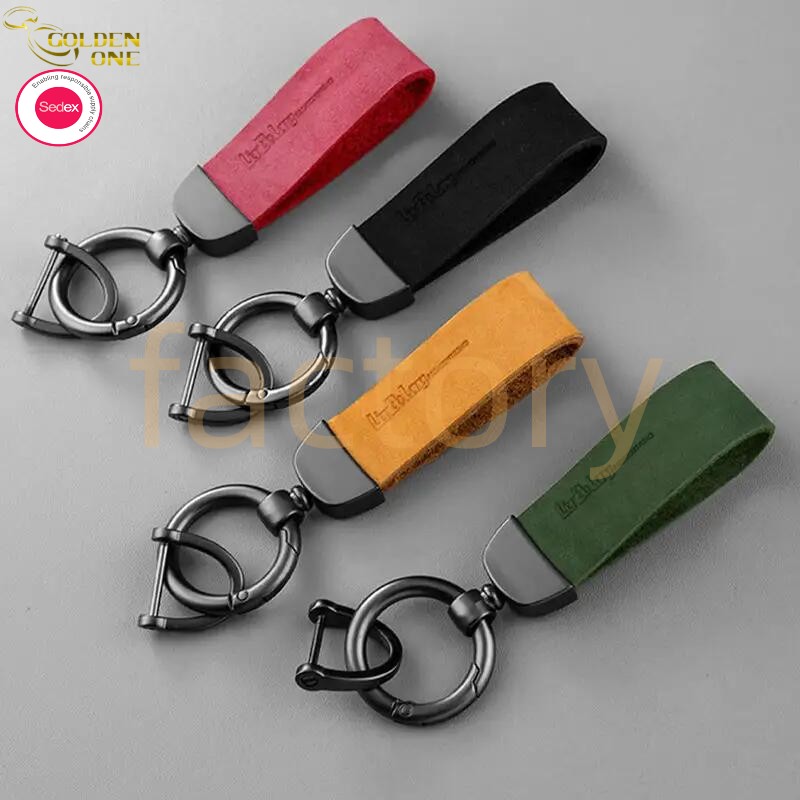 bag accessories engraved diy vintage your own logo personalized double sided black branded leather keychain