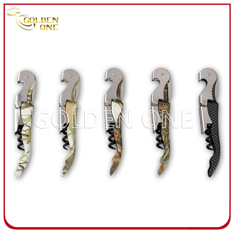 Abre de botella de vino de madera de suministro de f&aacute;brica con pulltap de metal