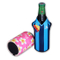 Fancy Design Neoprene Silk Screen Printing Bottle Stubby Holder