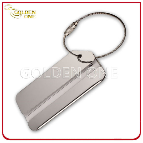 Superior Quality Lsaer Engraving Metal Stainless Steel Luggage Tag