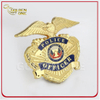 Custom Souvenir Gift Gold Plated 3D Engraved Military Metal Emblem