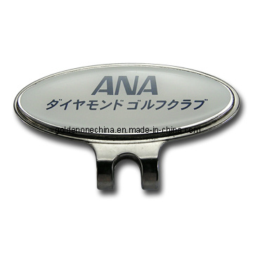 Customized Printed Cap Clip with Ball Marker (HC02)