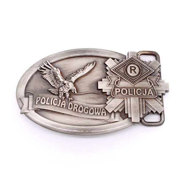 Antike splitter&uuml;berzogene gepr&auml;gte Metallg&uuml;rtelschnalle f&uuml;r Souvenir