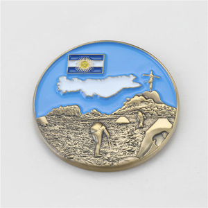 High Quality Custom Plated 3D Metal Challenge Coin