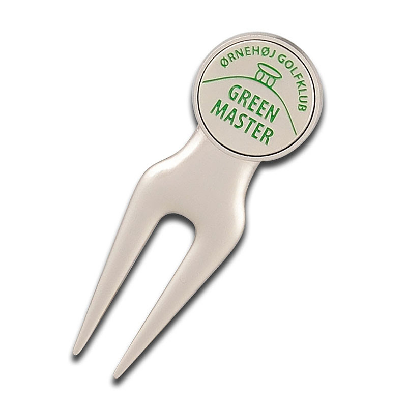 Promoci&oacute;n Dise&ntilde;o personalizado Metal Golf Divot Herramienta