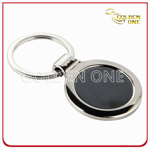 Promotion Gift Cheap Round Shape Blank Metal Keychain