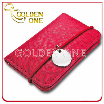 Promotional Creative Red PU Leather Business Card Holder