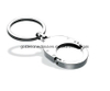 House Shape Spinning Metal Keychain