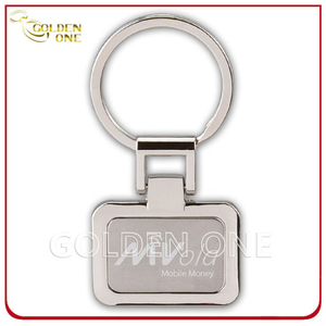 Factory Wholesale Custom Etched Logo Metal Key Ring