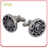 Factory Supply Personalized Metal Embossed Gold Plated Cufflink