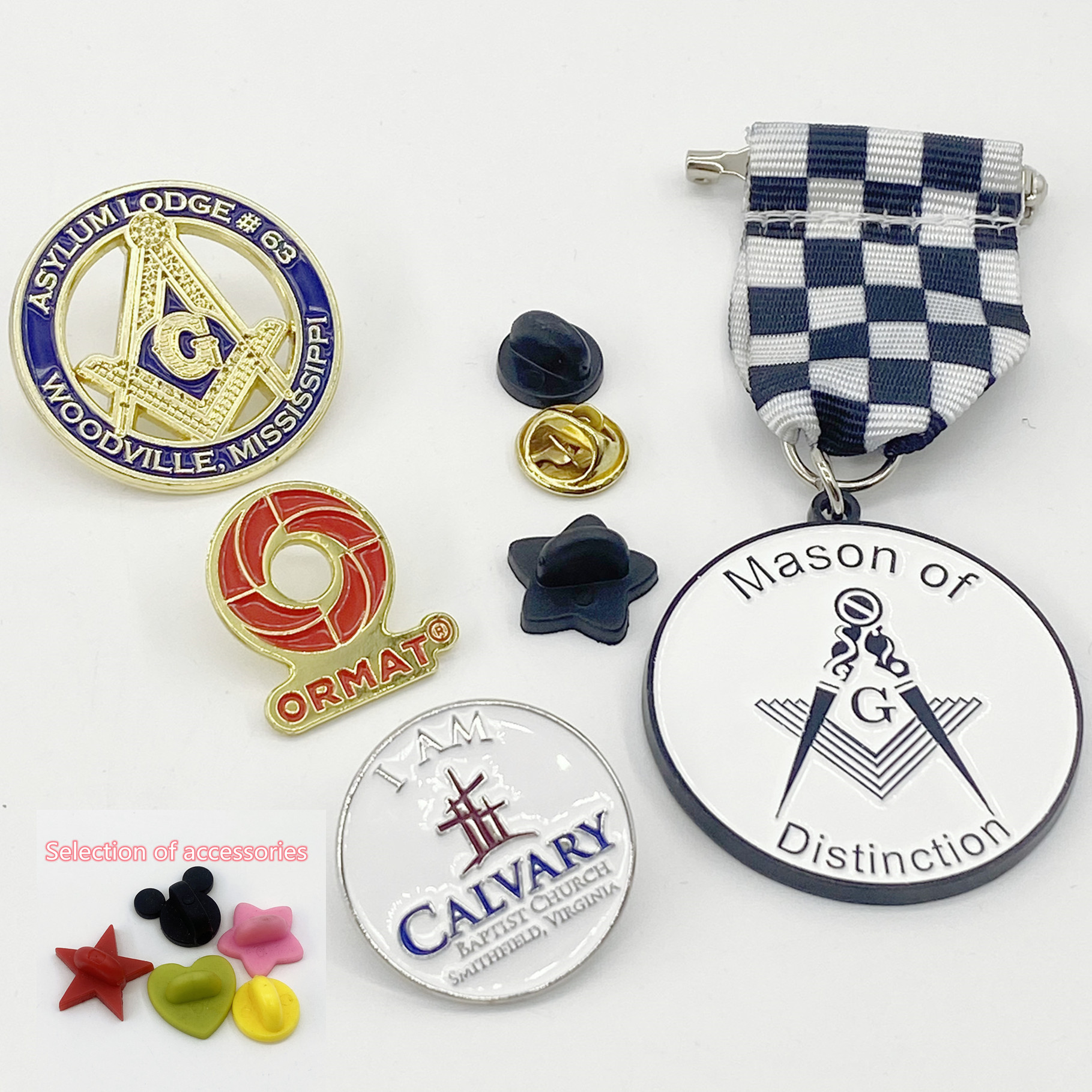 manufacture customized cute cartoon logo rose gold plating metal hard enamel badge lapel pins for souvenirs