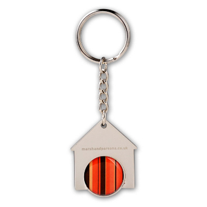 Personalized Pirate Metal Trolley Coin Holder Key Chain