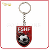 Promotion Gift Debossed Color Fill Logo Rectangle Metal Keychain