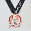 Factory Supply Custom 3D Embossed Sport Soft Enamel Metal Medal