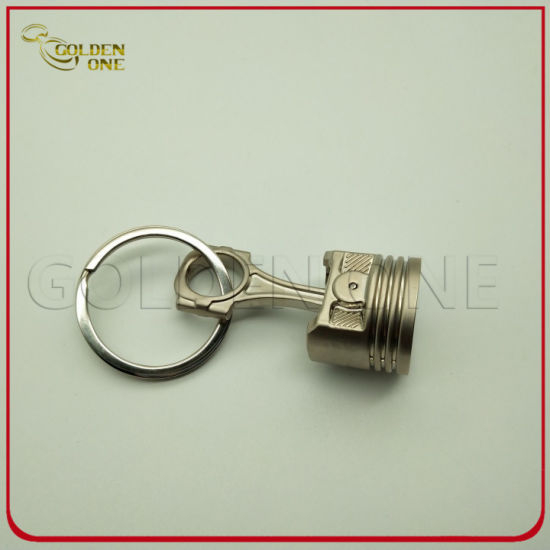 Factory Cheap Price Custom Metal Piston Keychain