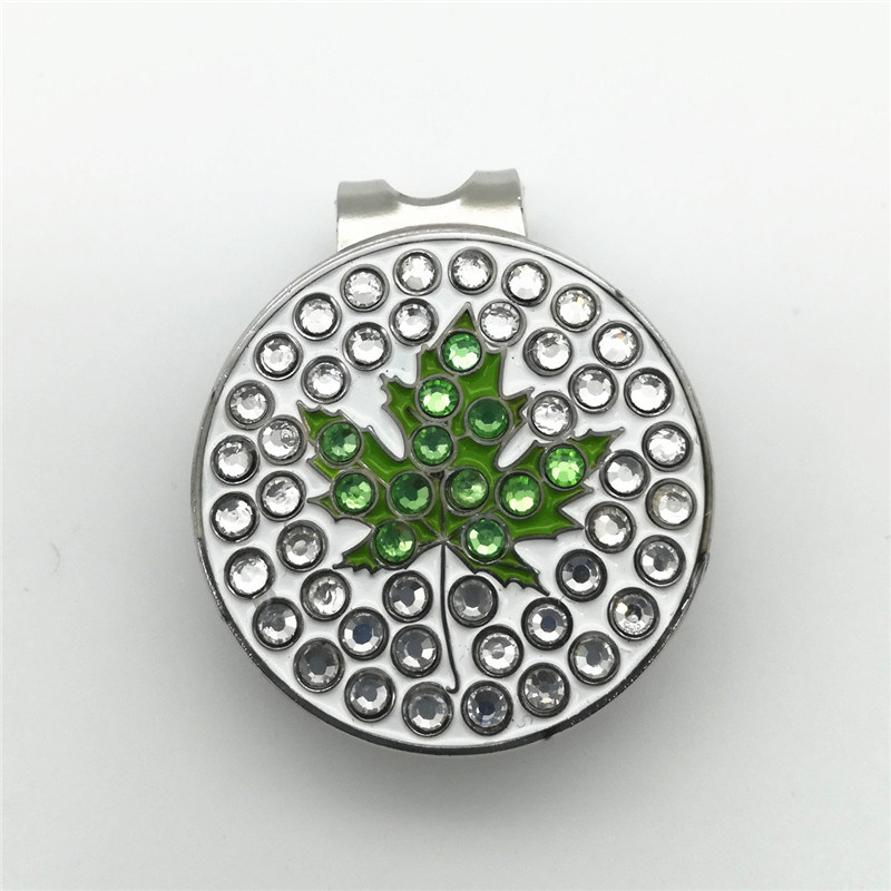 Fabrikversorgung High Grade Rhinestone Kundenspezifische Golf-Hut-Clip