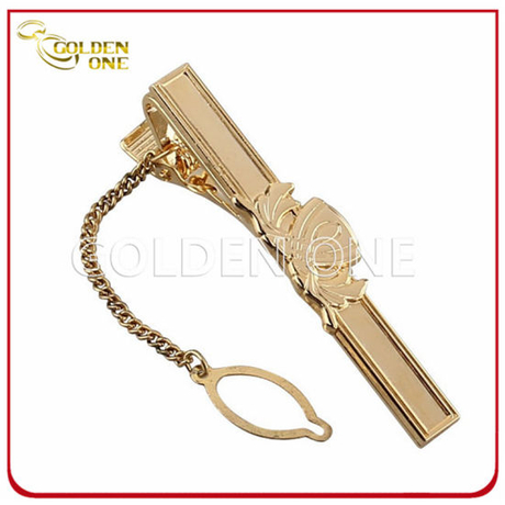 Fashion High Quality Gold Plated Metal Tie Bar