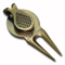 Customized Brass Plated Metal Golf Divot Tool (GP01)