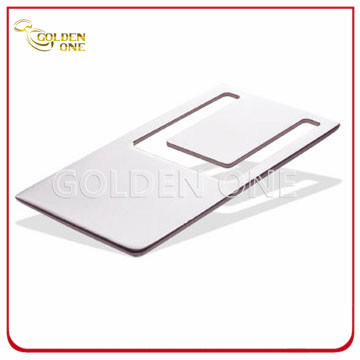 Personalized Fancy Design Square Shape Stainless Steel Bookmark