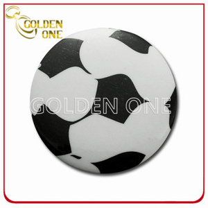 Factory Supply Screen Printed Sport Metal Pin Badge