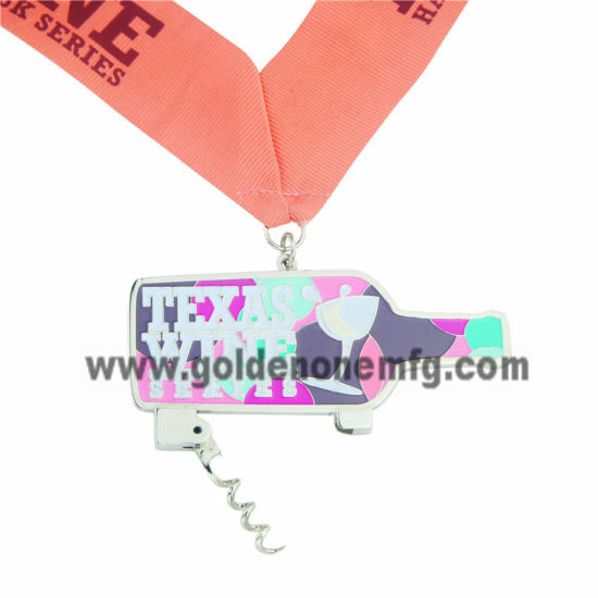 Custom Antique Finish Half Marathon Award Medallion