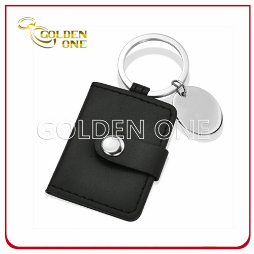 Hot Sale Promotional PU Leather Photoframe Key Ring