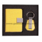Colorful Leather Card Holder & Key Chain Gift Set