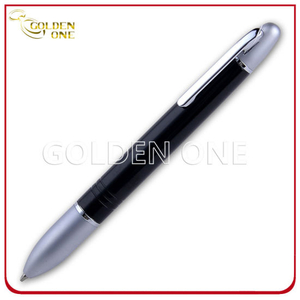 Advertising Promotional Click Ball Pen with Rubber Handle