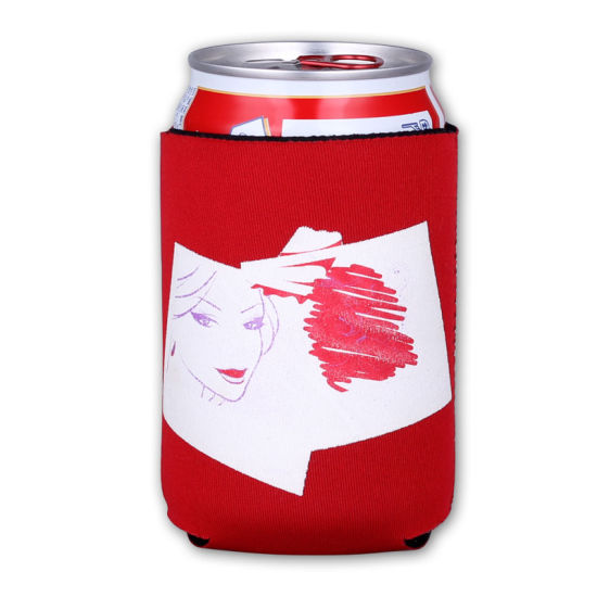 Fancy Design Neoprene Silk Screen Printing Bottle Stubby Holder
