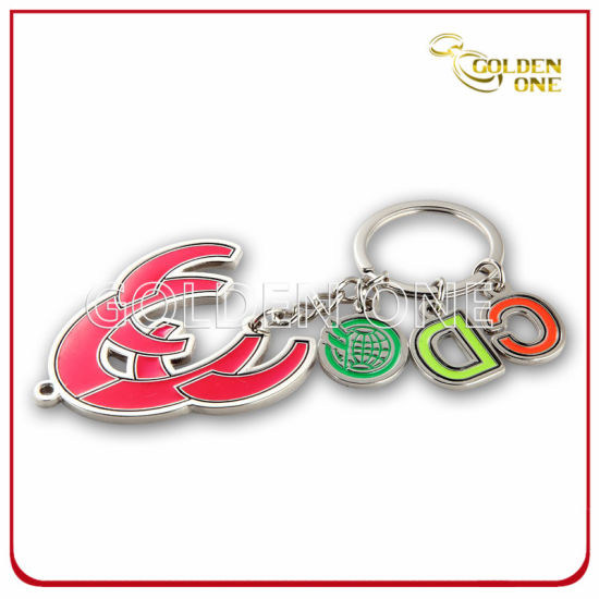 Promotional Soft Enamel Metal Key Chain with Charm
