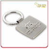 Fashion Design Embossed Nickel Plated Metal Key Ring