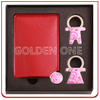 Lady′s Gift Key Chain And Compact Mirror Gift Set