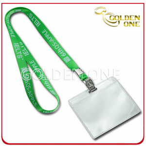 Personalised Printed Polyester Neck Strap with ID Card Holder